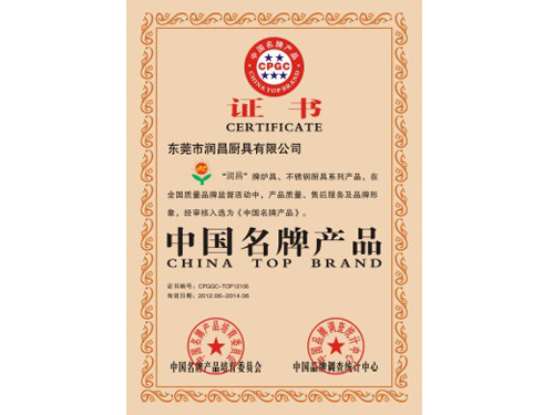 品牌证书
