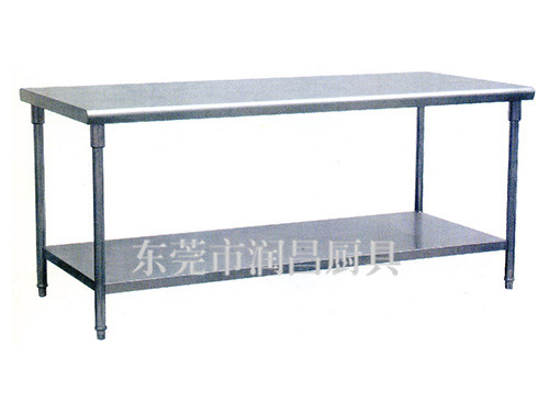 不锈钢双层工作台