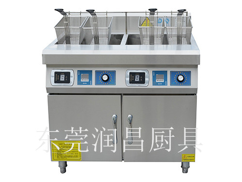 电磁双缸炸炉
