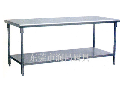 不锈钢双层工作台